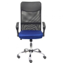 FORÖL Silla Gontar con Mecanismo Basculante, Asiento Azul y Respaldo Negro